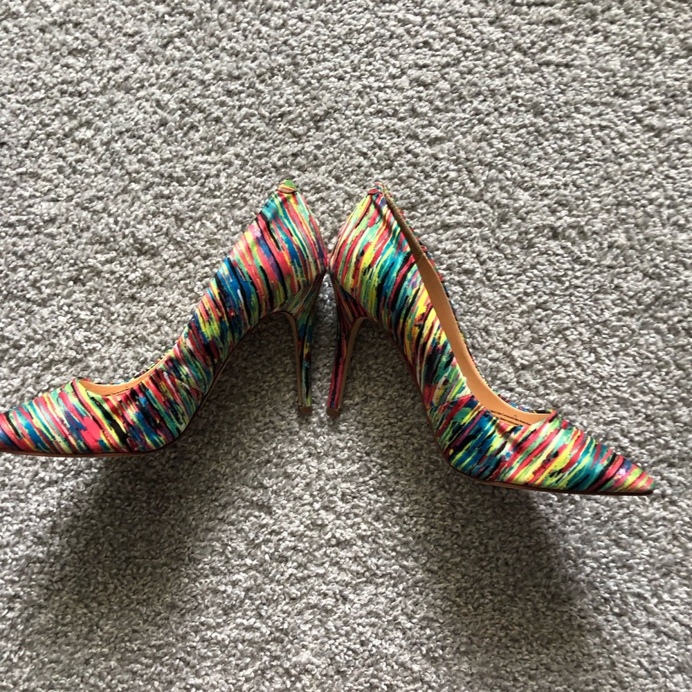 Prabal Gurung Vibrant Multicolor Heels